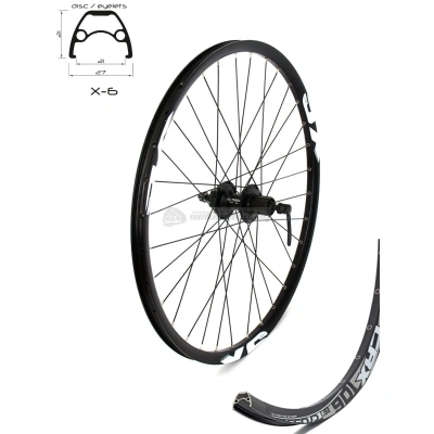 Задна капла - CROSSER X6 26" 32H CENTER LOCK