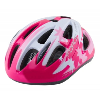 Детска каска - Force Lark Fluo Pink In-Mould